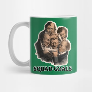 Squad Goals Vintage Design Tee Mug